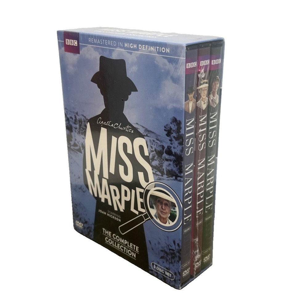 Miss Marple: The Complete Collection Seasons 1-3 (DVD, 2015, 9-Disc Box Set) New
